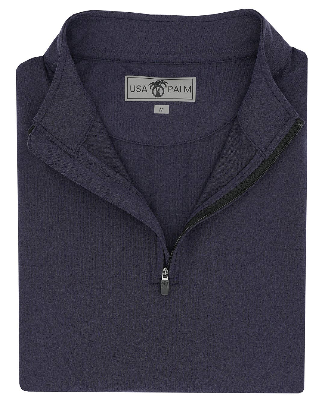 USA Palm – Polo - Homem por atacado – Fecho de 1/4 Mesclado66