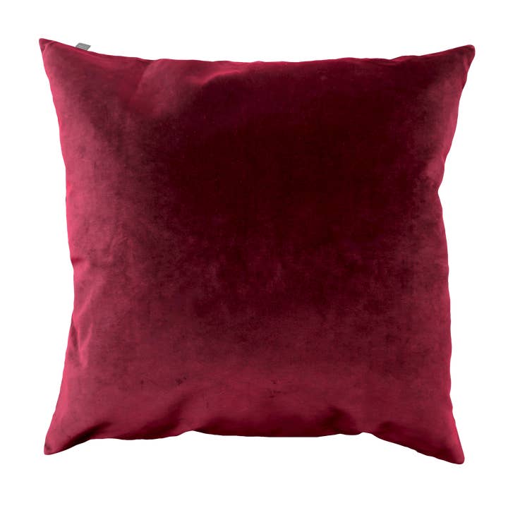 Federa per cuscino grande in velluto - Bordeaux per la vendita all'ingrosso da parte di SABBA Designs