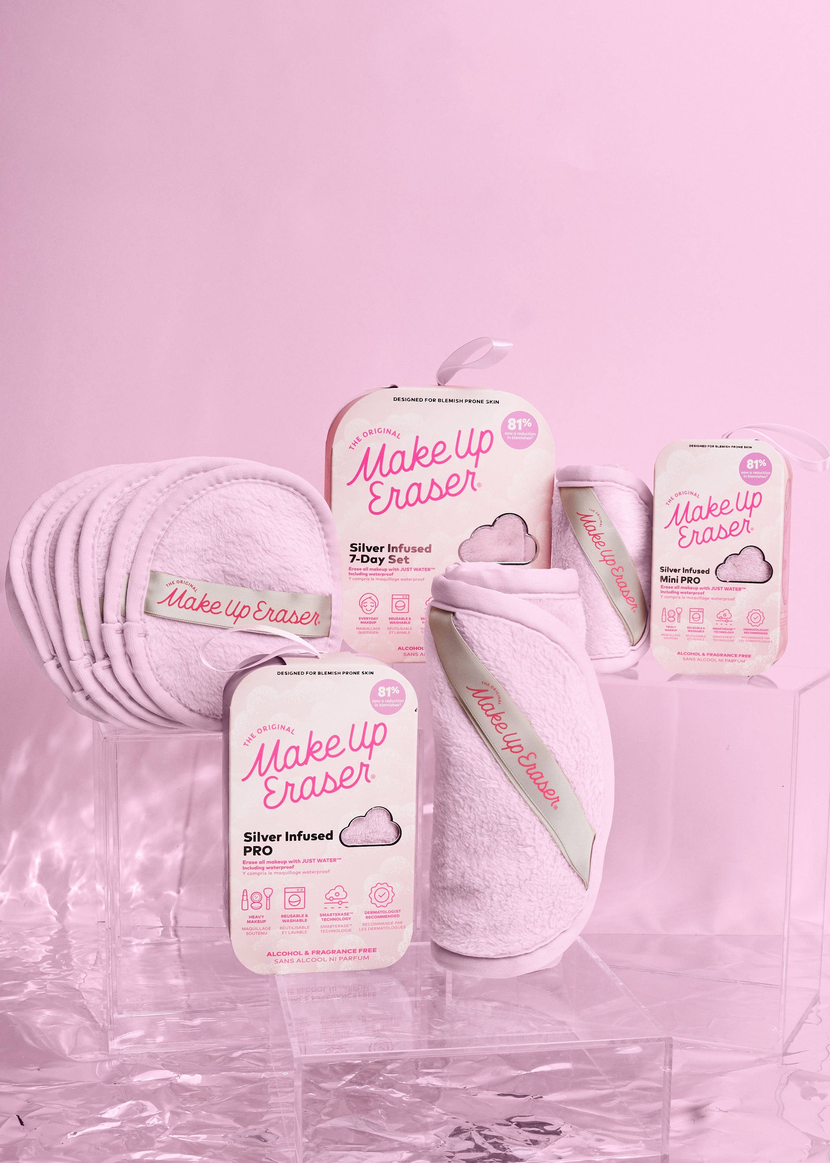 The Original MakeUp Eraser – Großhandel Make-up-Entferner – Silver-Infused Mini PRO MakeUp Eraser für zu Akne neigende Haut9