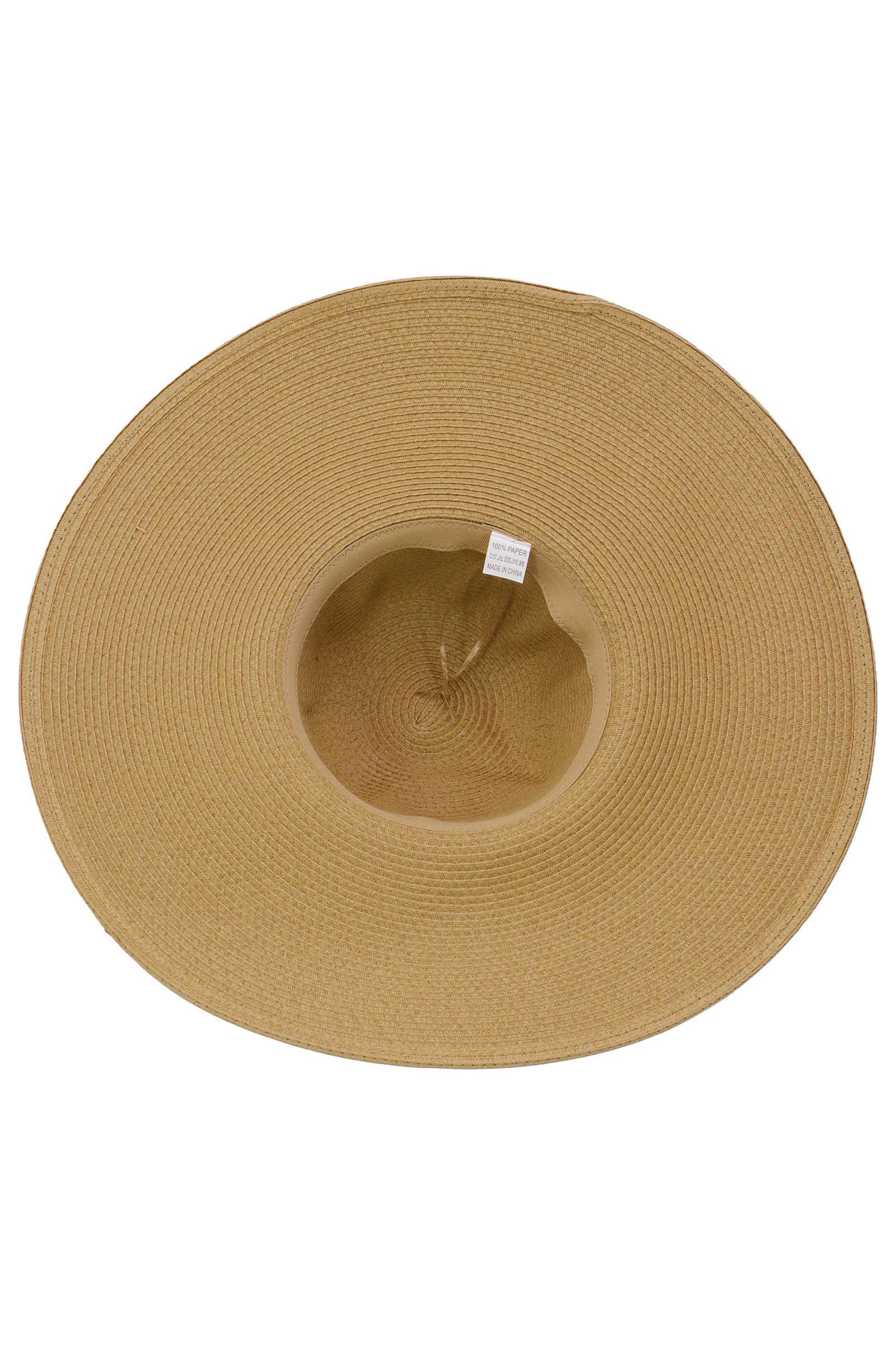 Cap Zone - Vendita all'ingrosso Cappello di paglia - Donna - Cappello da sole in paglia opaco, solido e pesante con tesa morbida.31