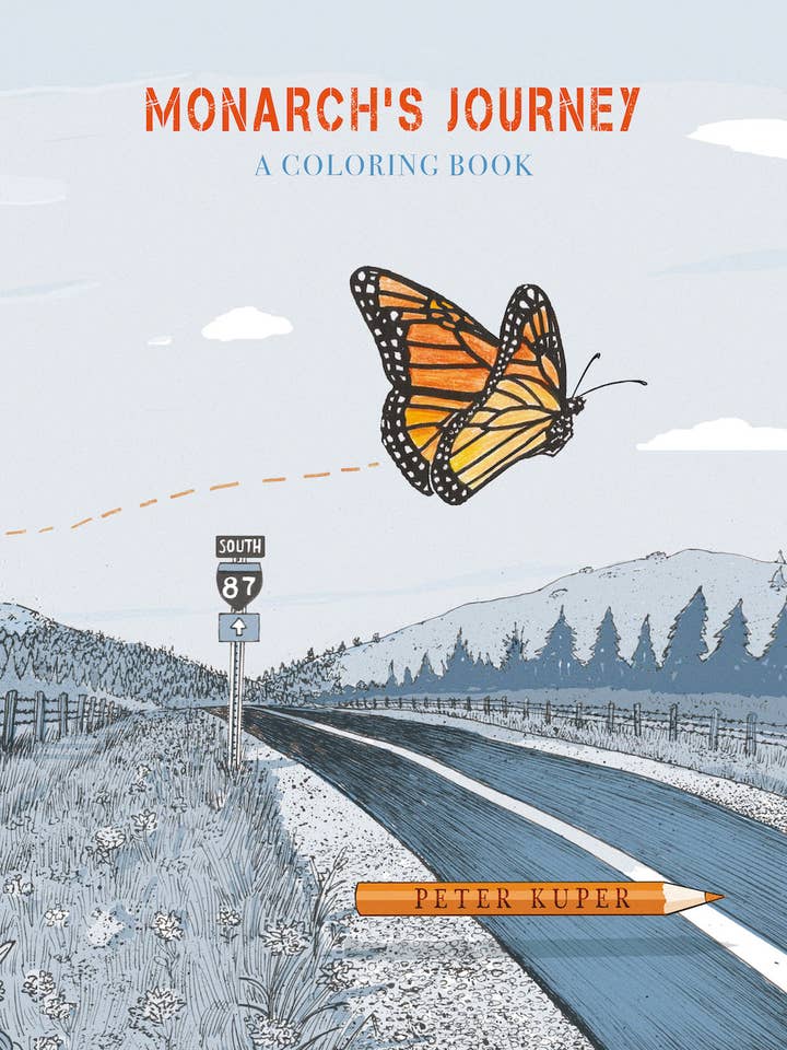 Monarch’s Journey: A Coloring Book for wholesale by Abrams