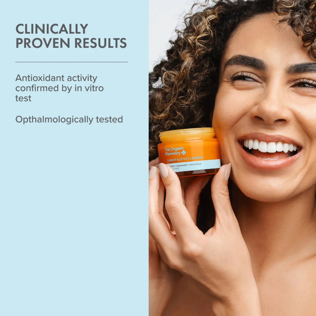 The Organic Pharmacy - Vente Nettoyants pour le visage - NETTOYANT AU BEURRE DE CAROTTE 50ML (CERTIFIÉ ECOCERT)1