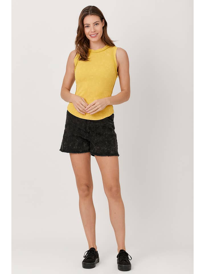 Mystree - Wholesale Tank Top - Women's - 60556 Exposed Seaming Ribbed Tank44