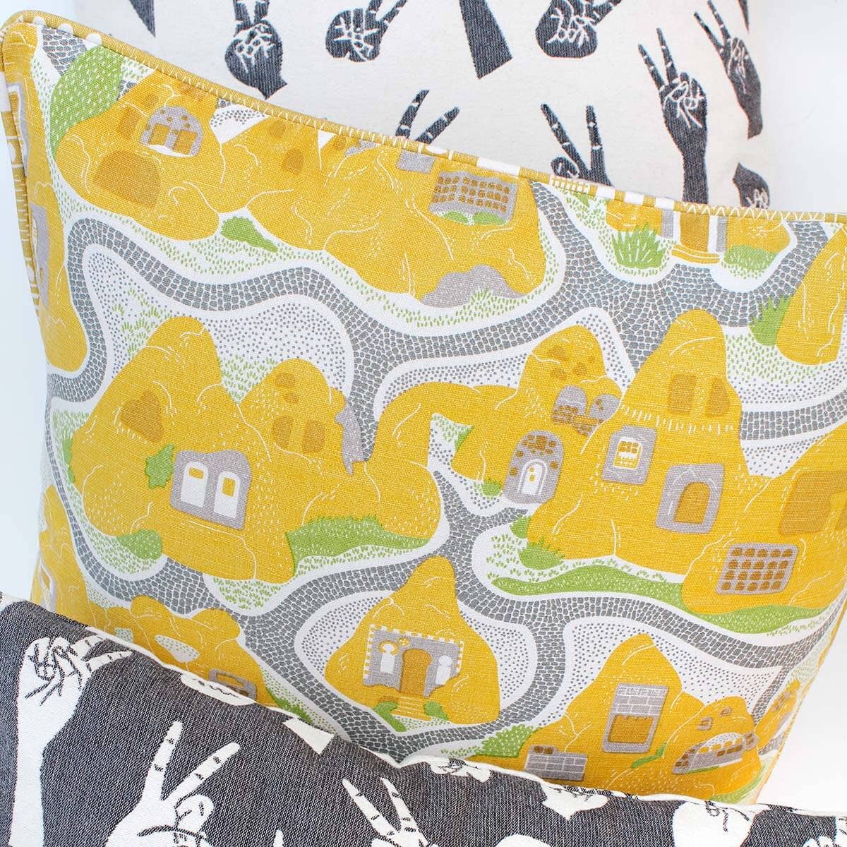 Safomasi - Wholesale Throw Pillow Cover - Cave House Cushion Cover3
