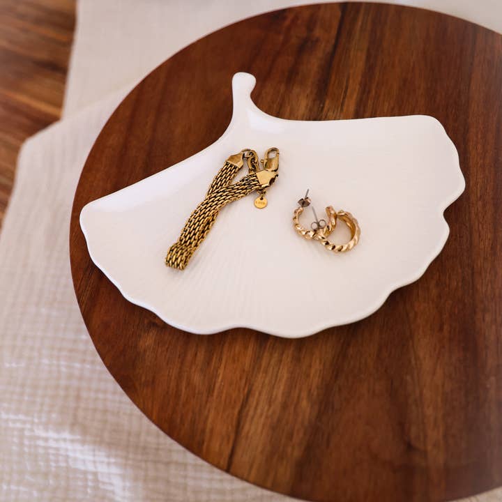 Niki Candle - Wholesale Decorative Tabletop Object - Ginko tray1