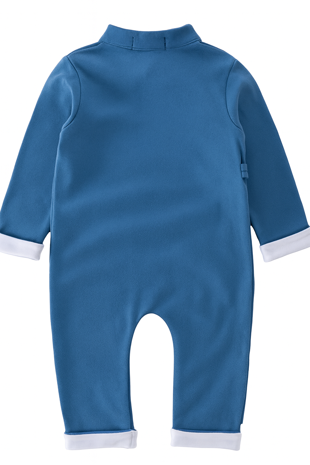 Fennco Styles - Vente Barboteuse – bébé - Barboteuse bleue inspirée de la tradition chinoise pour bébé3
