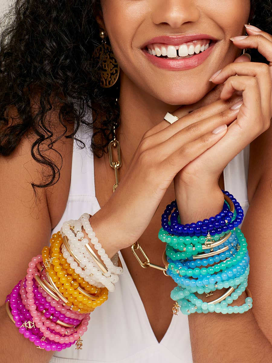 ZENZII Jewelry – Großhandel Perlenarmband – Glänzend und Gold Perlen Wrap Armband Schmuck7