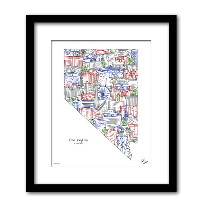 Las Vegas Nevada Wall Decor for wholesale by Townsville Art