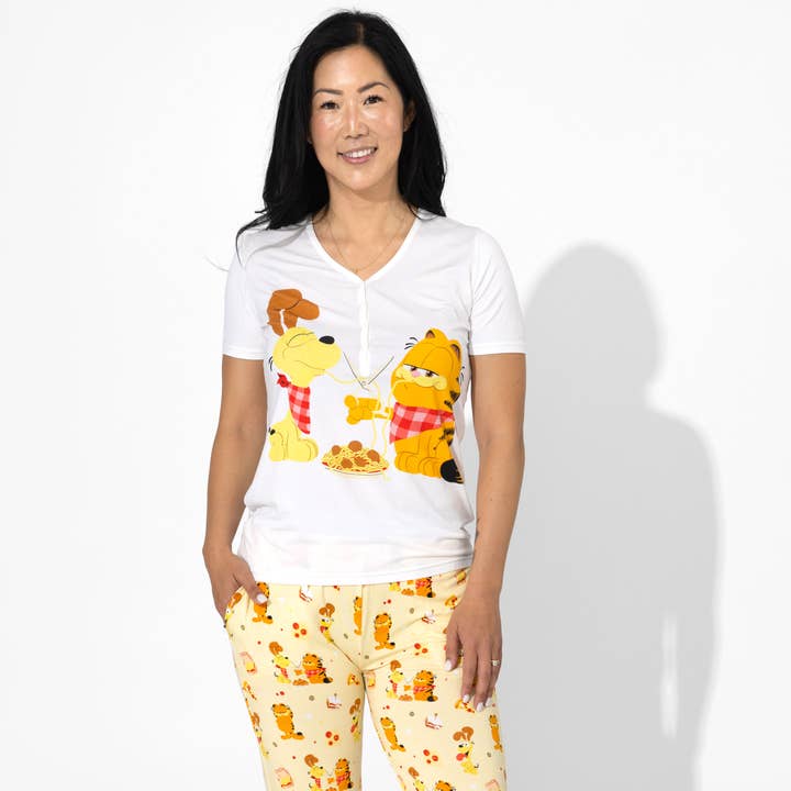 Bellabu Bear - Wholesale Sleepwear Set - Women's - Garfield: The Movie Bamboo Women's Pajama Set2