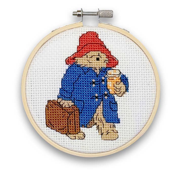 The Crafty Kit Company - Wholesale Embroidery/Cross Stitch Supplies - Paddington - The Journey Begins Mini Cross Stitch Kit1