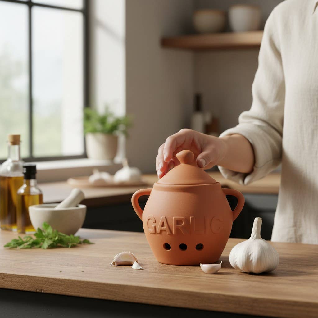 Dexam - Wholesale Kitchen Tool/Gadget - Garlic Keeper Terracotta1
