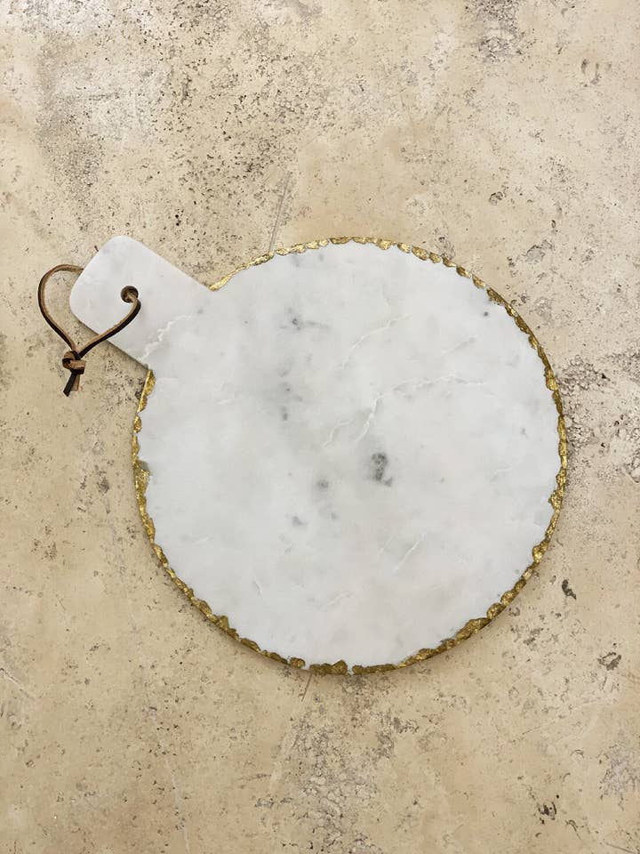 Rundes Tablett aus Carrara-Marmor für den Großhandel von RACHA