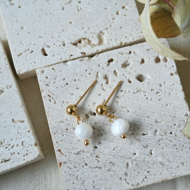 Aether & Nox – wholesale Stud/post earrings – Terra Stud Pebble6