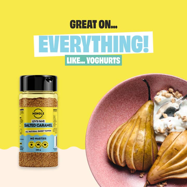 Mingle Seasoning - Wholesale Dried spice mix - *NEW* LIV'S FAVE SALTED CARAMEL SWEET TOPPER4