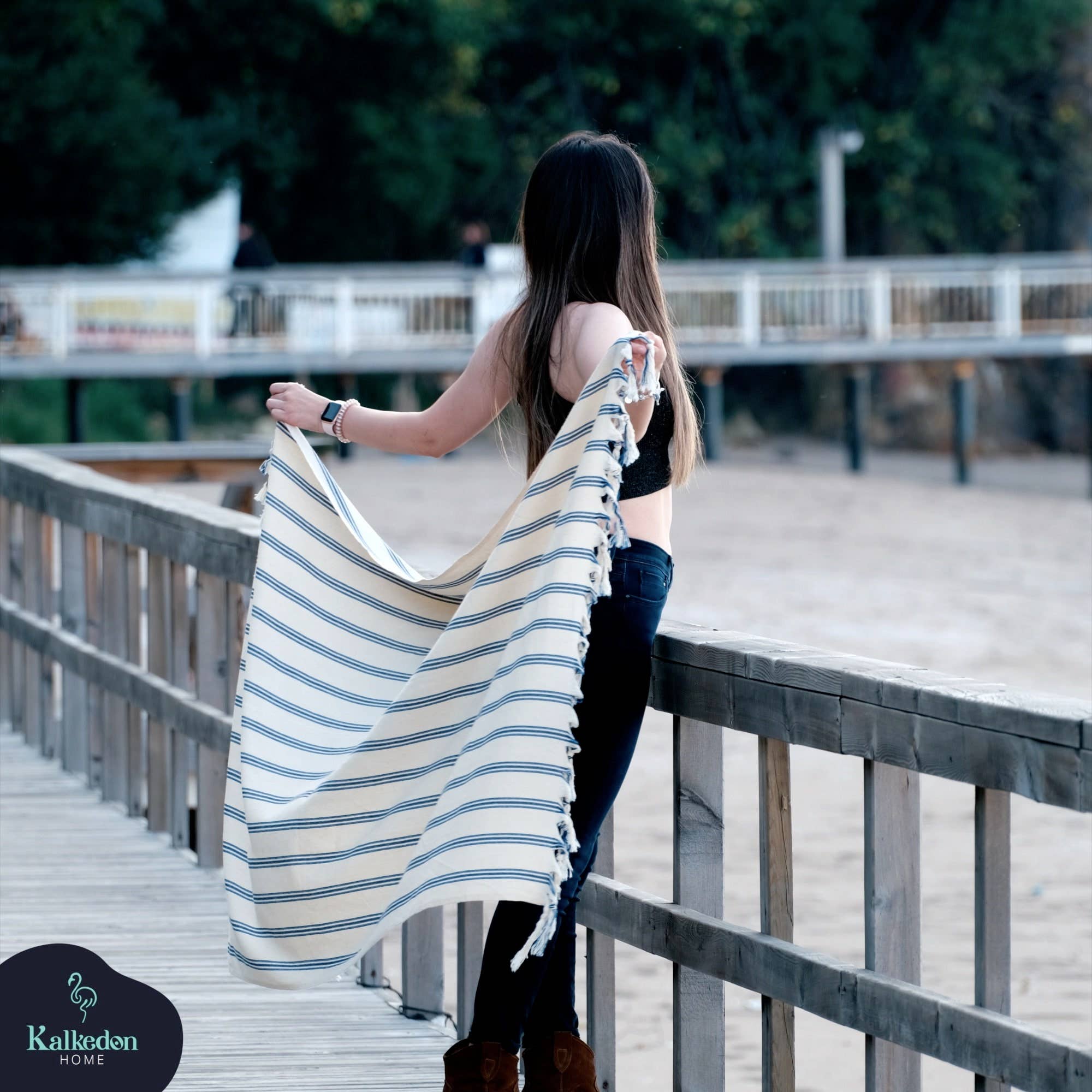 Kalkedon Towels - Wholesale Throw Blanket - Handwoven Throw Blanket |Turkish Towel|Picnic Blanket |Shawl5