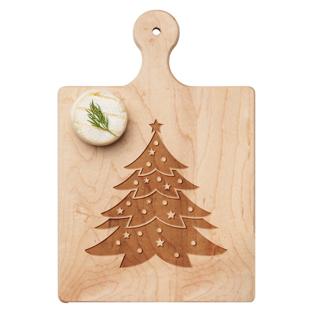 Sophistiplate – Engroshandel Skærebræt – Artisan Maple Padleboard | Juletræ | 9 x 6"0