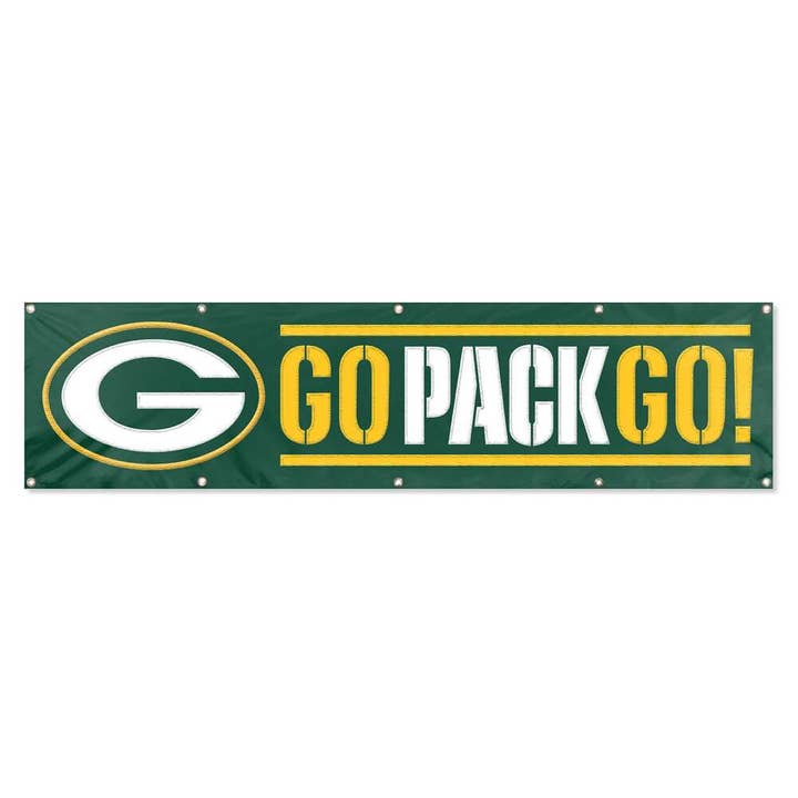Party Animal, Inc. - Wholesale Banner - Green Bay Packers Giant 8 x 2 Banner