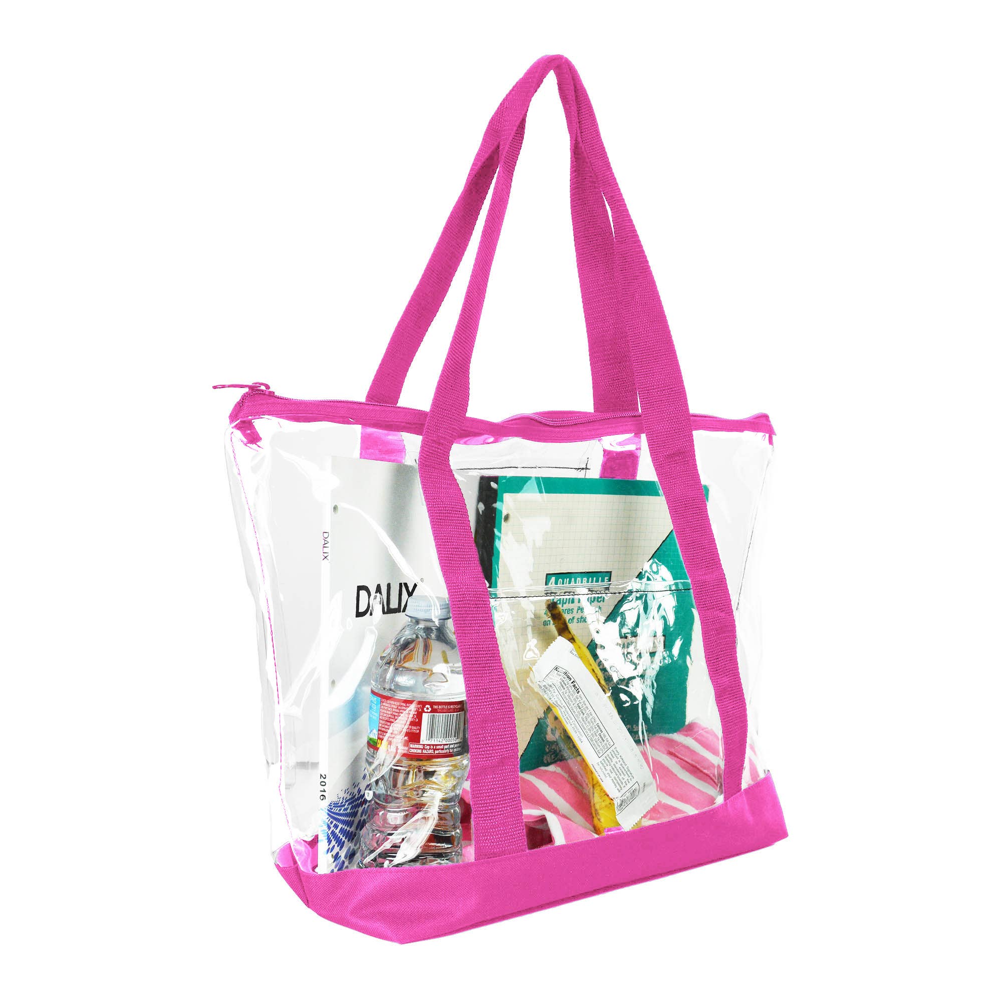Dalix - Vente Tote bag – femme - Dalix sac transparent de sécurité à bandoulière pour travail et courses10