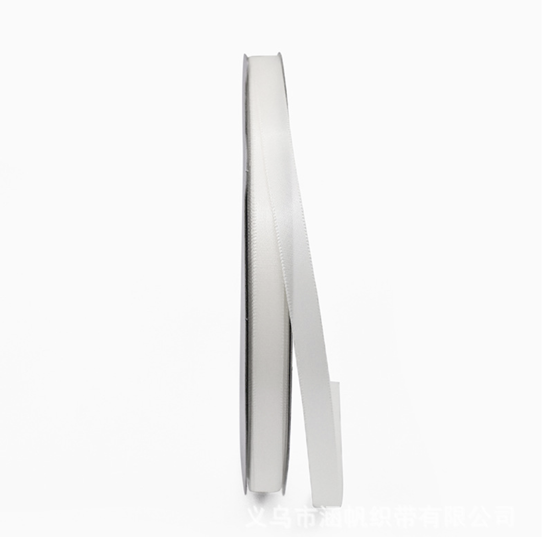 ByHome - Wholesale Ribbon - Gift Wrapping - 2/5" x 100 yds, narrow double layered satin polyester ribbon2