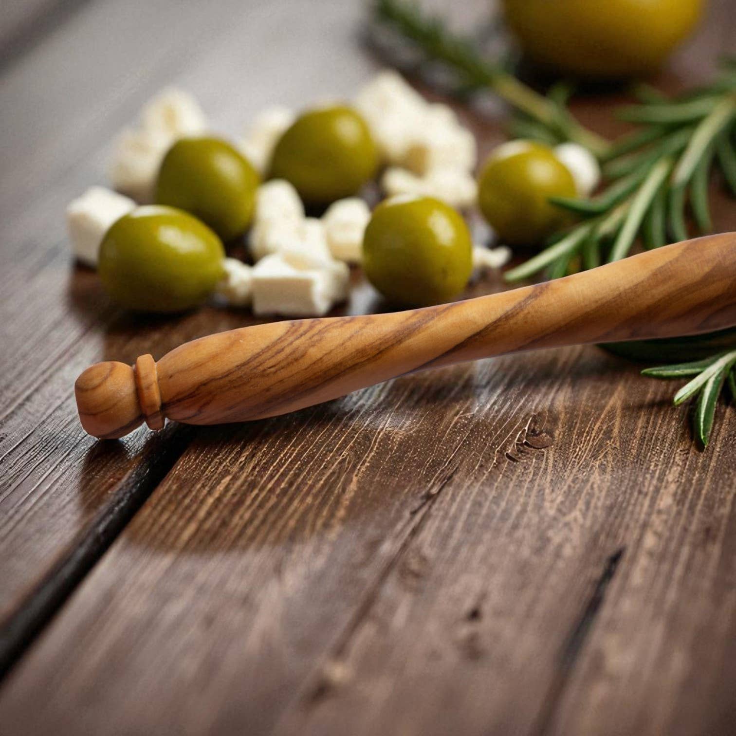 Handcrafted Olivewood - Wholesale Appetizer Serveware - Artisanal Olive Wood Appetizer Fork2