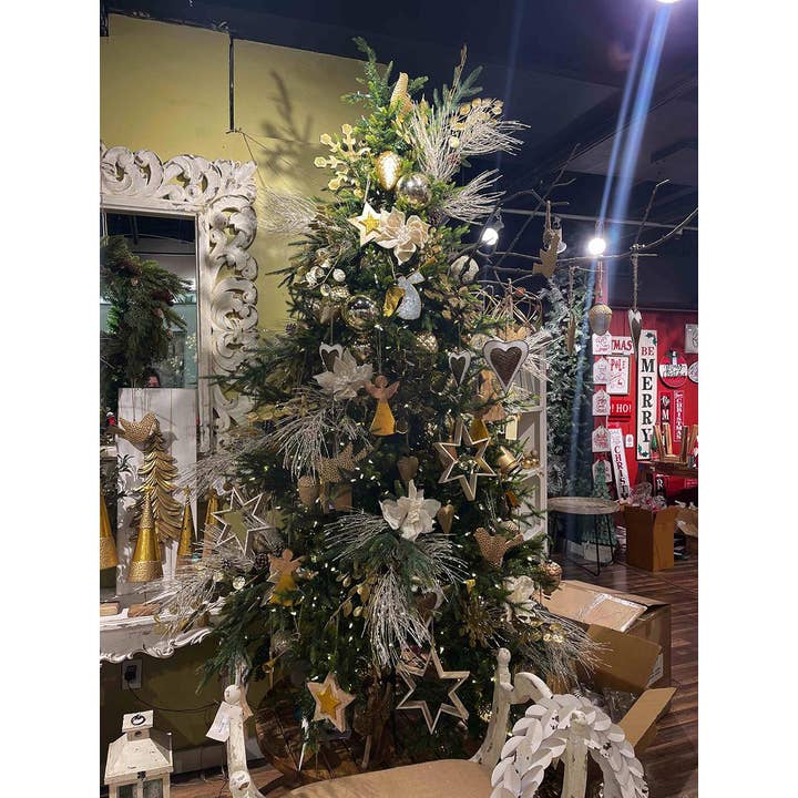 A&B Home Group Inc. - Wholesale Christmas decoration - 34.8"H Pine/Pinecone Birch Spray 96EA/CTN2
