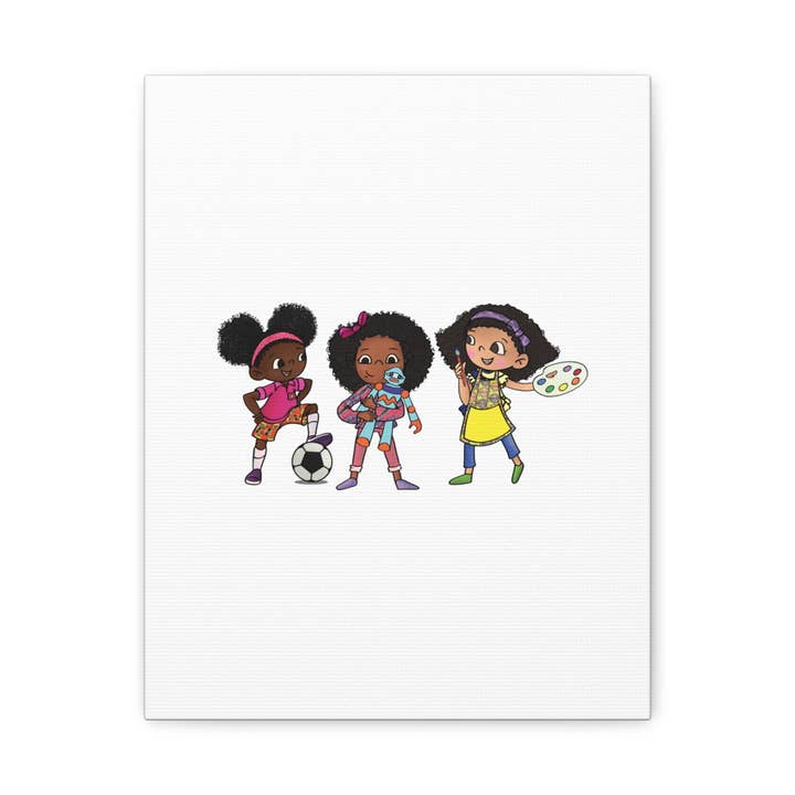 Ikuzi Dolls - Wholesale Art Print - Kids & Baby - Kids' Canvas Wall Art - Playful Characters for Creative Spaces28