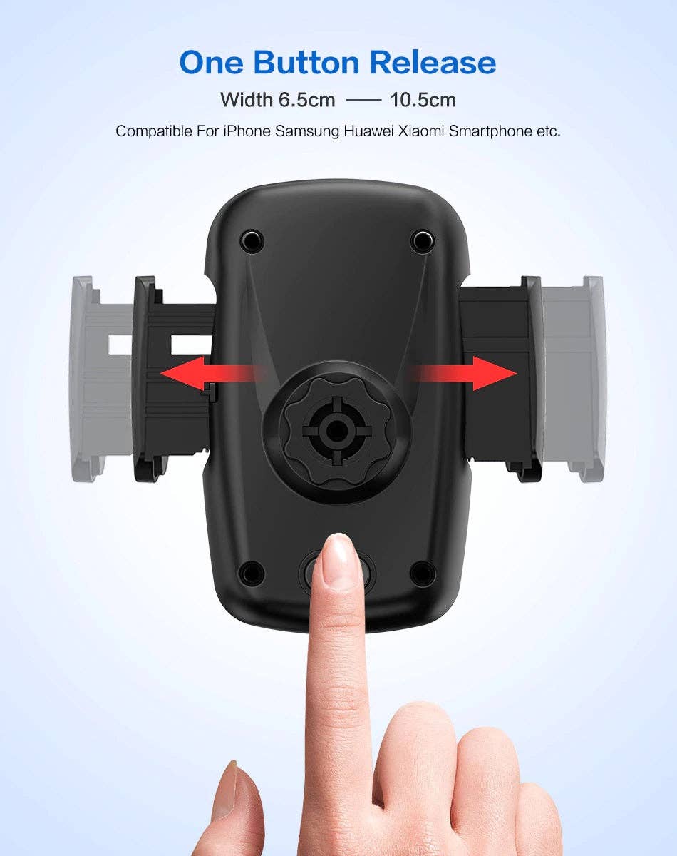 Black Universal Air-Vent Car Mount for Smartphones for wholesale on Faire15