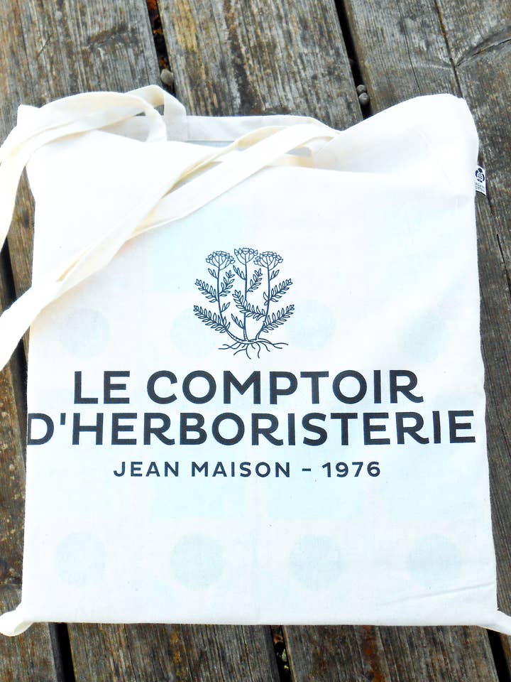 Borsa in tessuto biologico LCH per la vendita all'ingrosso da parte di LE COMPTOIR D'HERBORISTERIE