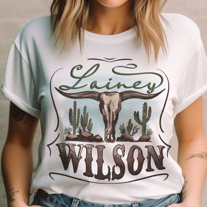 Par.tees by Party On! - Wholesale T-Shirt (Graphic) - Women's - Lainey Wilson Country Music Concert Nashville Graphic Tee3