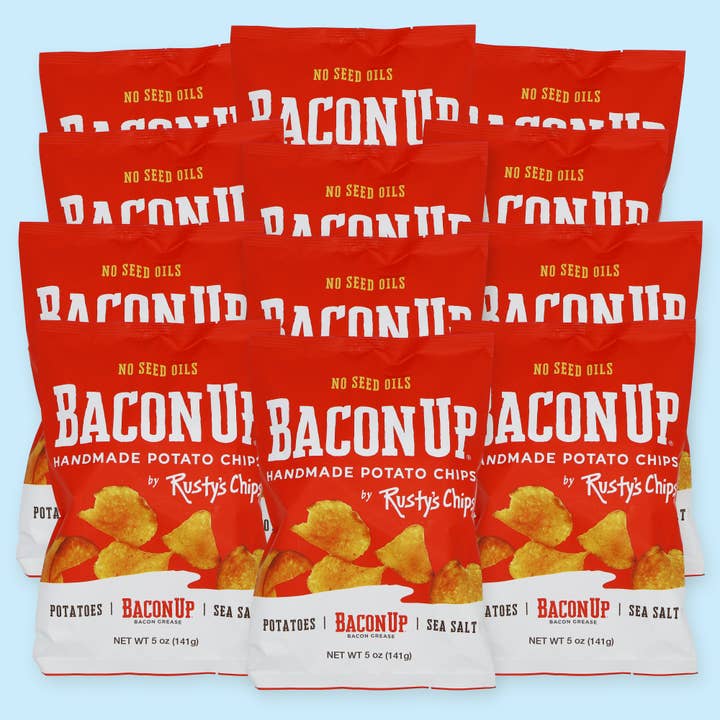 Rusty's Chips - Wholesale Chips - Bacon Up x Rusty's Potato Chips (5oz - 12ct)4