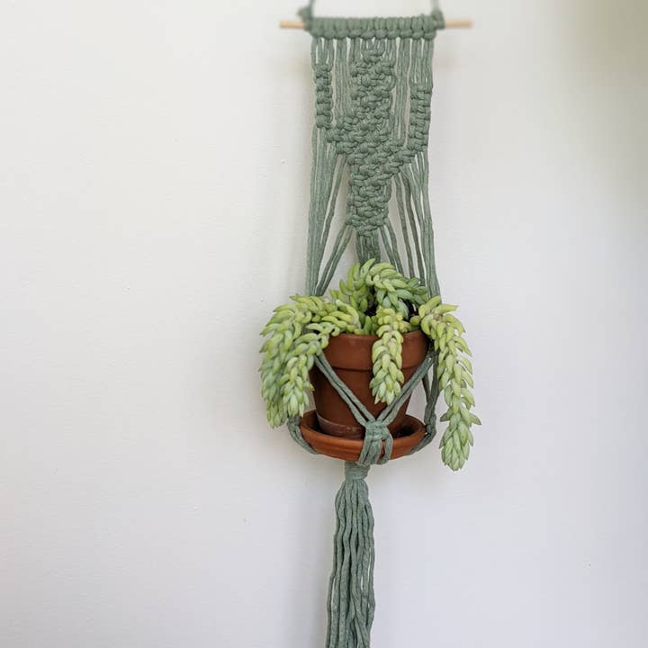 Leaf and Cord - Wholesale Hanging Planter - Macrame Cactus Plant Hanger1