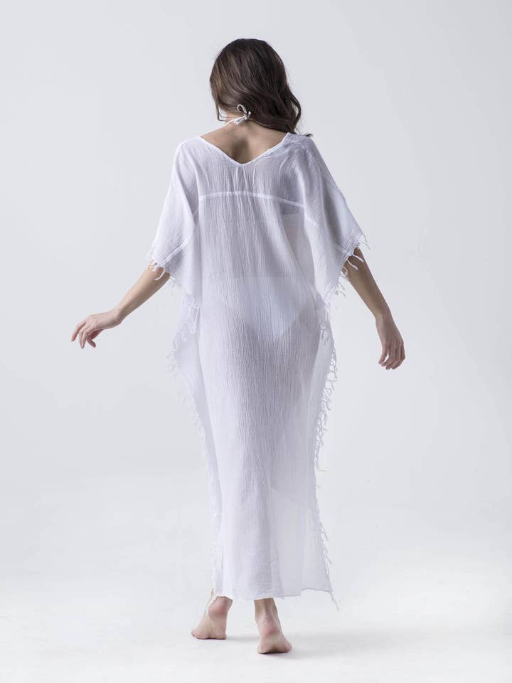 AYLIN COLERI-LUXURY RESORT/LOUNGE WEAR COLLECTION - Wholesale Swim Cover Up - Women's - Foxy-Beach/Resort Caftan1