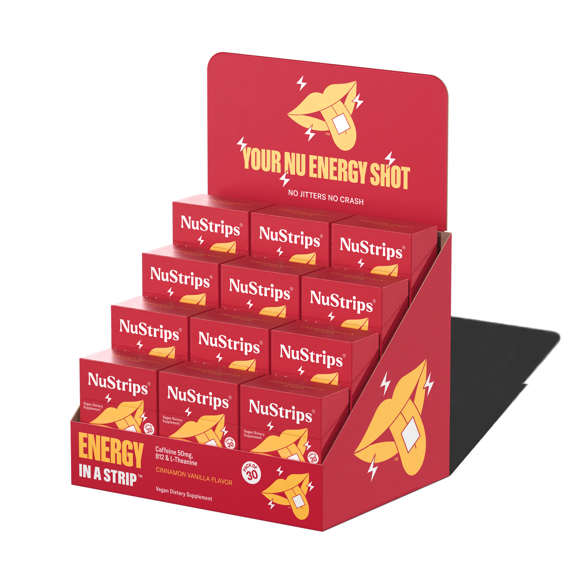 NuStrips - Wholesale Oral Supplement/Vitamin - NuStrips Energy (Cinnamon Vanilla)2