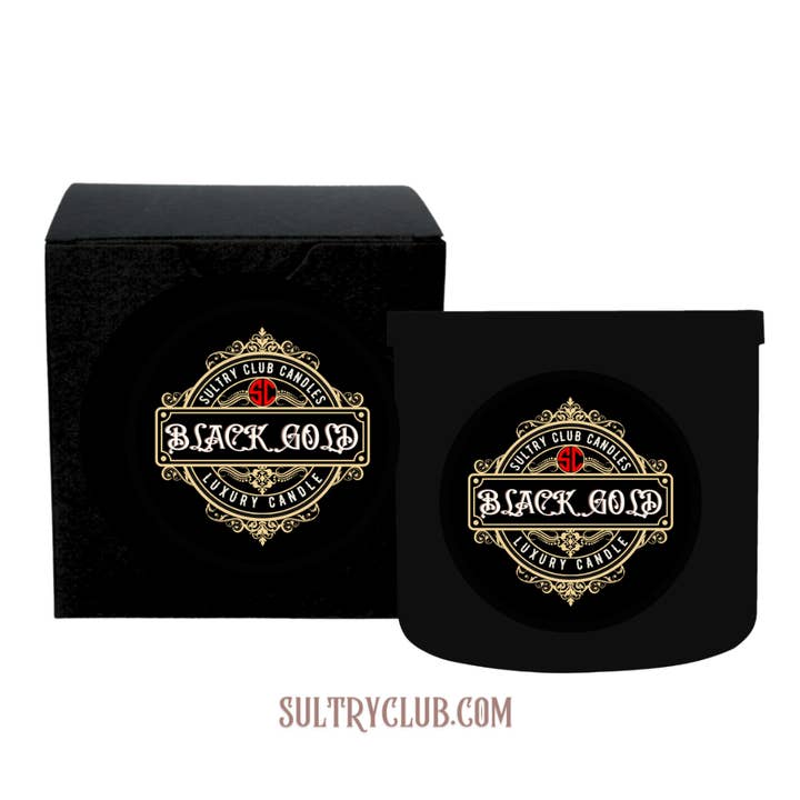 BLACK GOLD CANDLE for wholesale by SULTRY CLUB CANDLES