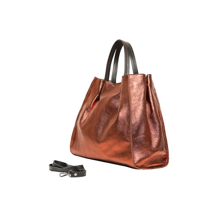 Cherry Paris - Wholesale Top Handle Bag - Women's - ETHEL METAL Bag- 3965B12