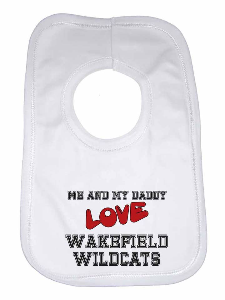 Eu e o meu Daddy Love Wakefield Wildcats Meninas Babetes por atacado de Little Ratbag