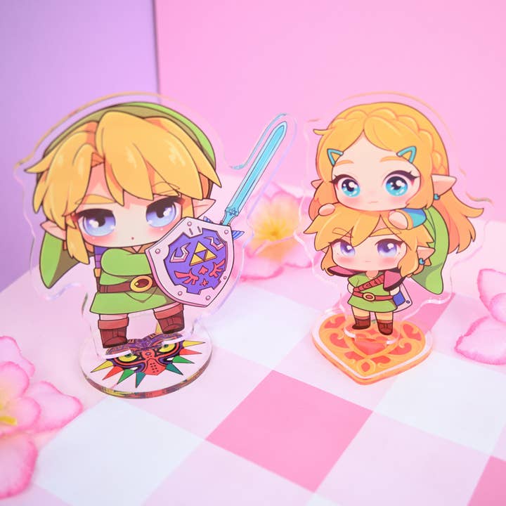 videogioco anime in acrilico Legend Zelda Link per la vendita all'ingrosso da parte di Kawineko