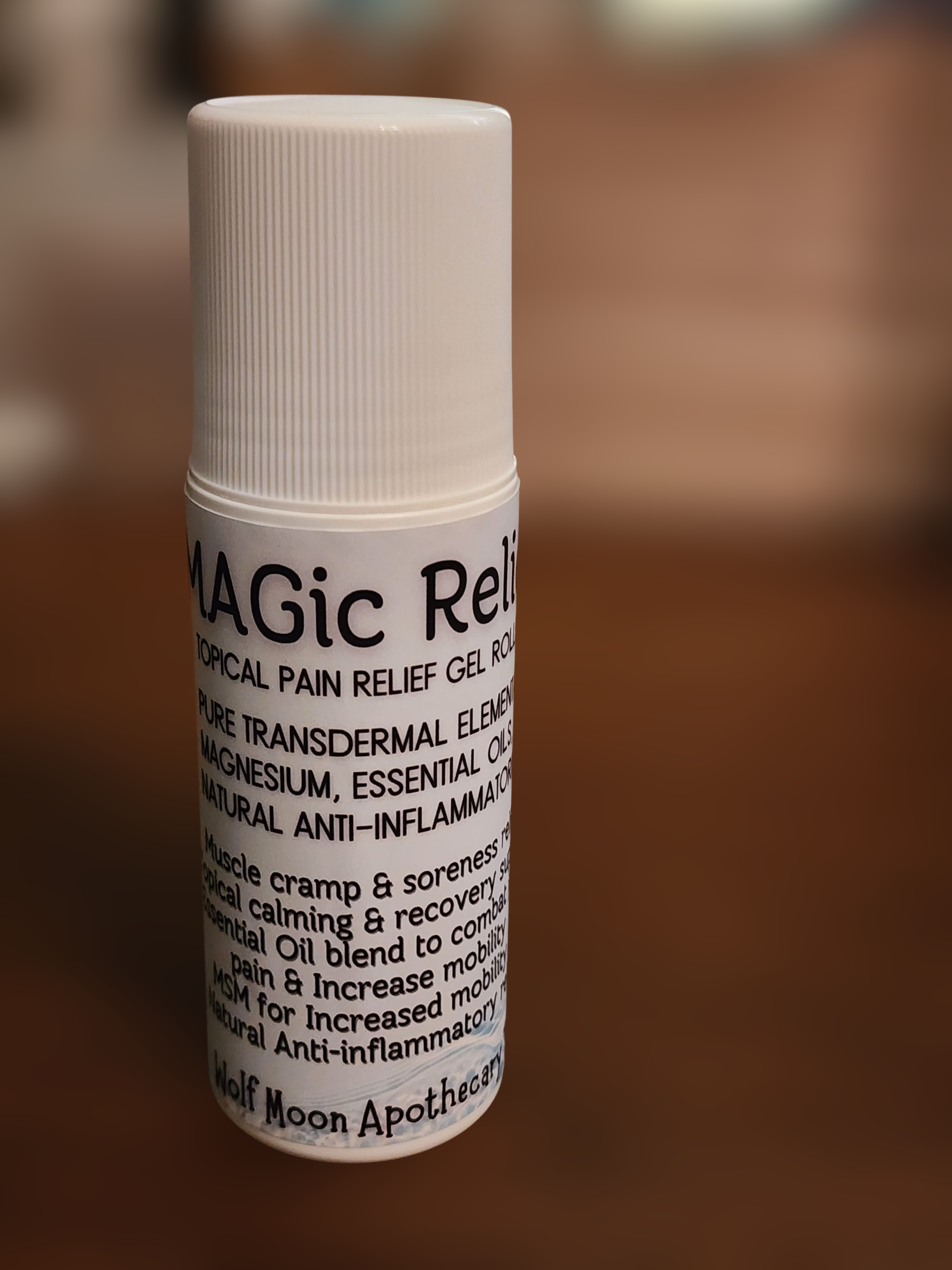 Wolf Moon Apothecary Tx - Wholesale Pain Relief Spray/Cream - MAGic Relief Magnesium+ MSM | Natural Pain Relief Gel2