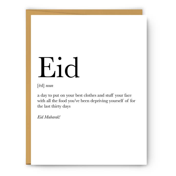 Footnotes - Wholesale Eid & Ramadan card - Eid Definition - Eid & Ramadan Card