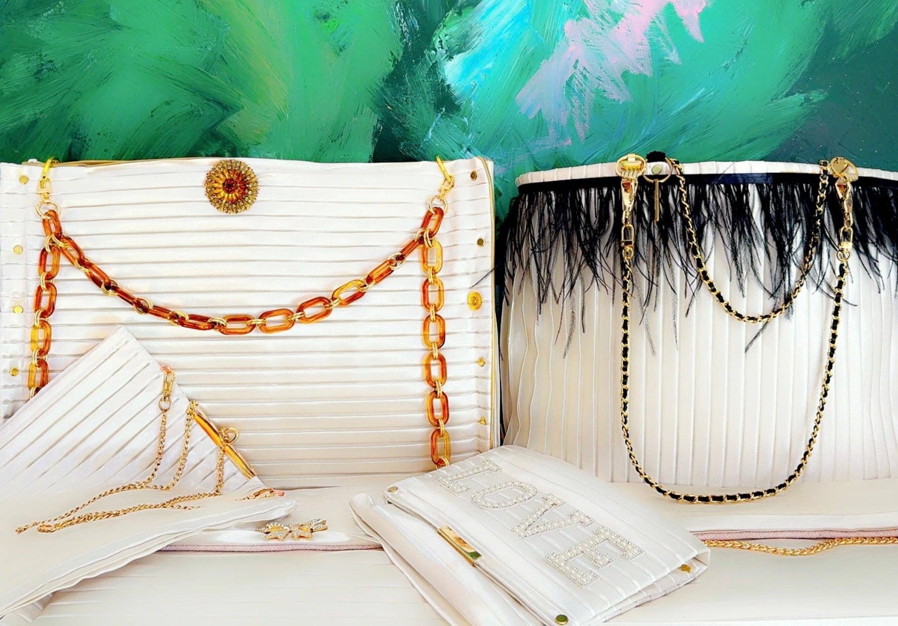 Soderena Designs - Wholesale Clutch Bag - Women's - Bridal Handbag Set1