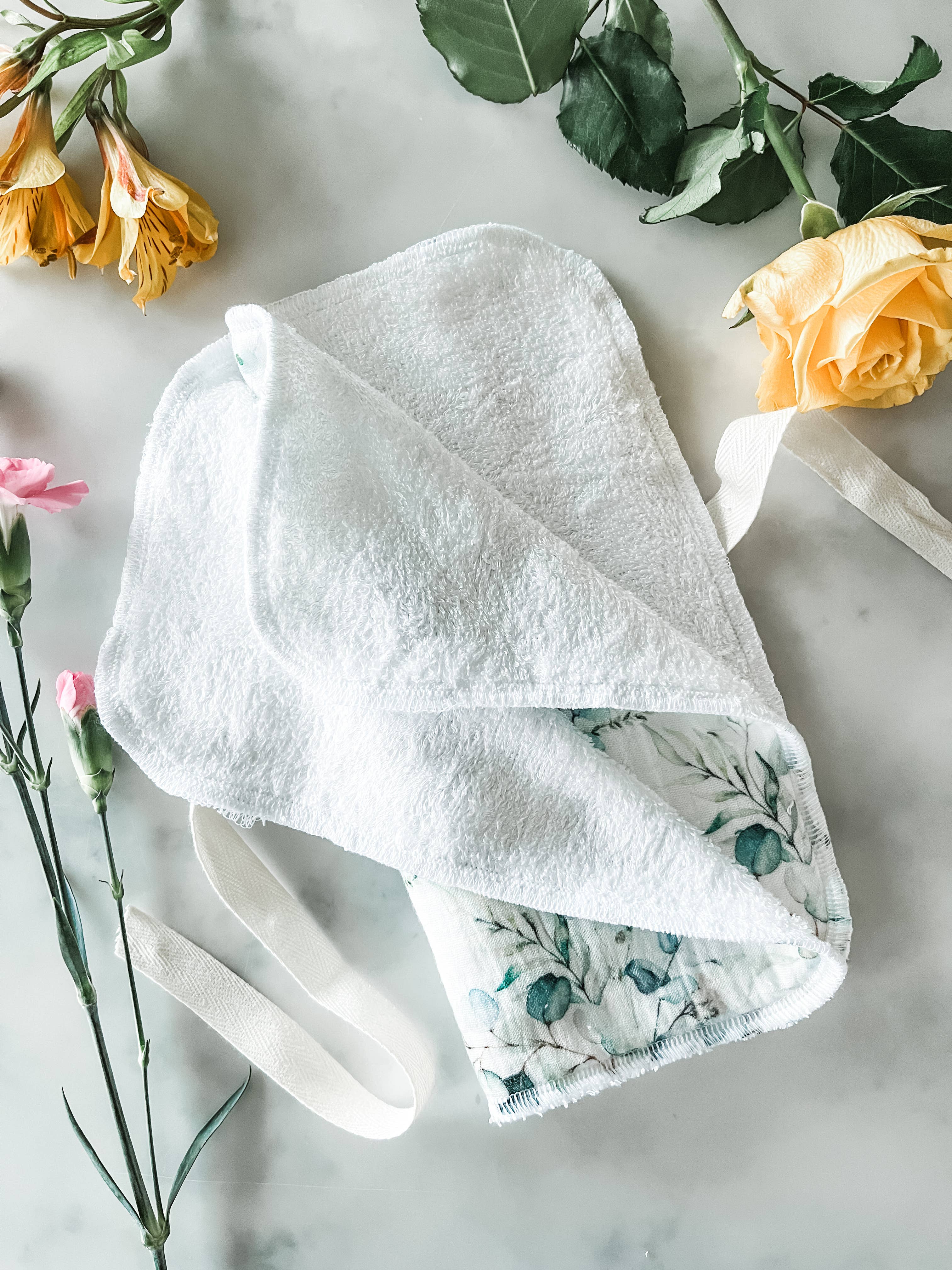 Toddle and Born Ltd - Wholesale Face & body wipes - Eucalyptus Print Washable Wipes (Muslin & Bamboo)3
