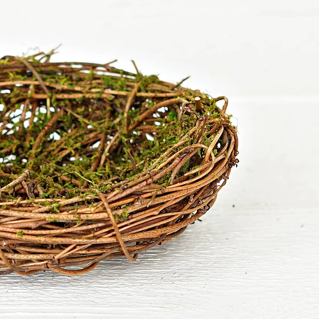 Holiday Depot Inc. - Wholesale Decorative Tabletop Object - M30926- 6nD Twiggy Bird Nest-Moss1