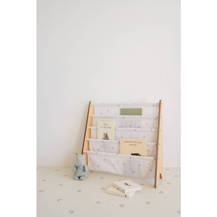 3 Sprouts - Wholesale Bookcase - Kids Bookcase/Bookshelf with Recycled Fabric - Blueberry5