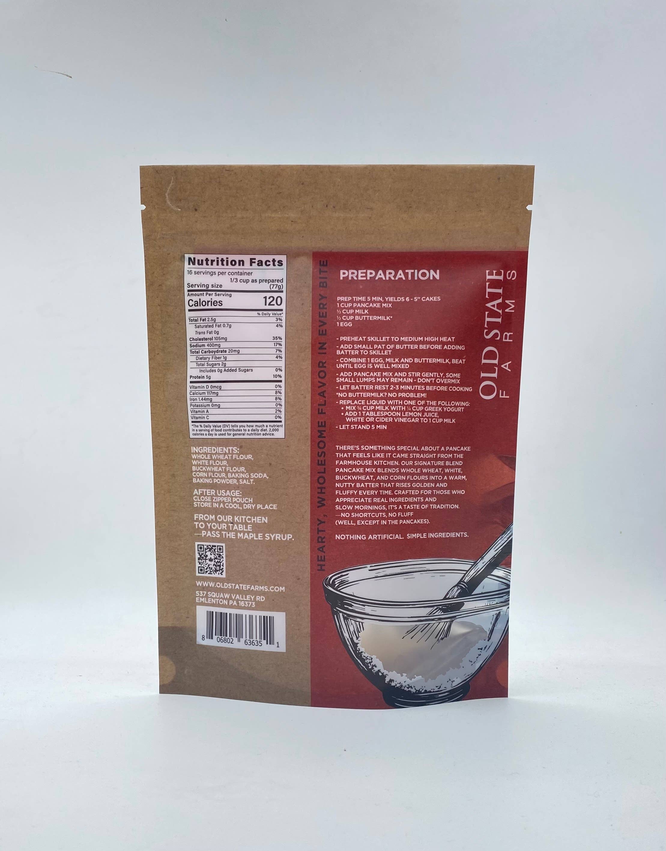 Old State Farms - Venta al por mayor Preparados para tortitas - Mezcla para Panqueques Signature Blend 16oz1