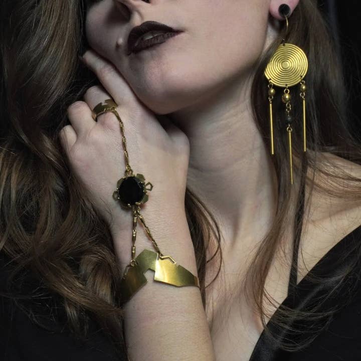 Pièce à main GEM unique / Laiton pour la vente par DARKSTAR MACHINATIONS