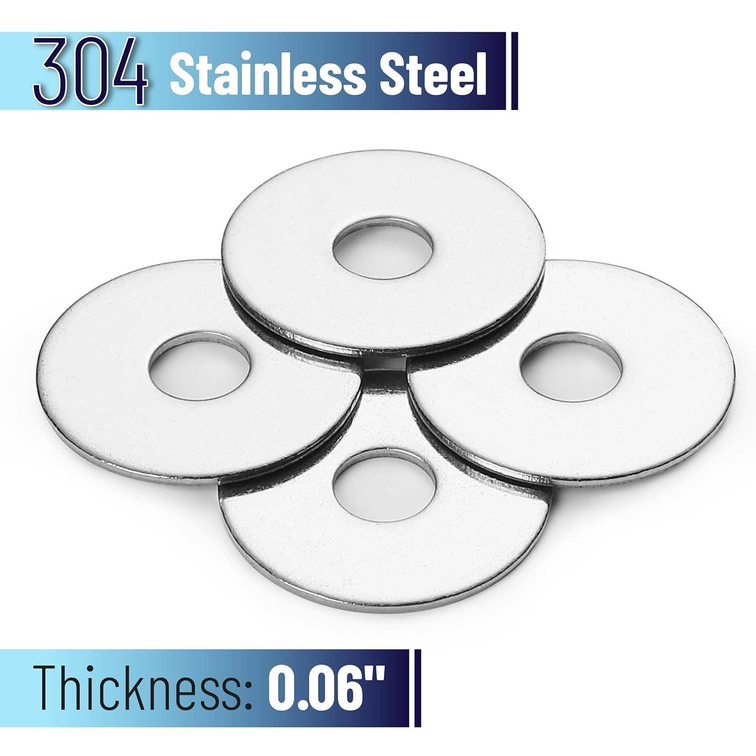 Bates Choice - Wholesale Craft Supplies - Bates- Fender Washers, #10 x 3/4", 100 pcs Stainless Steel2