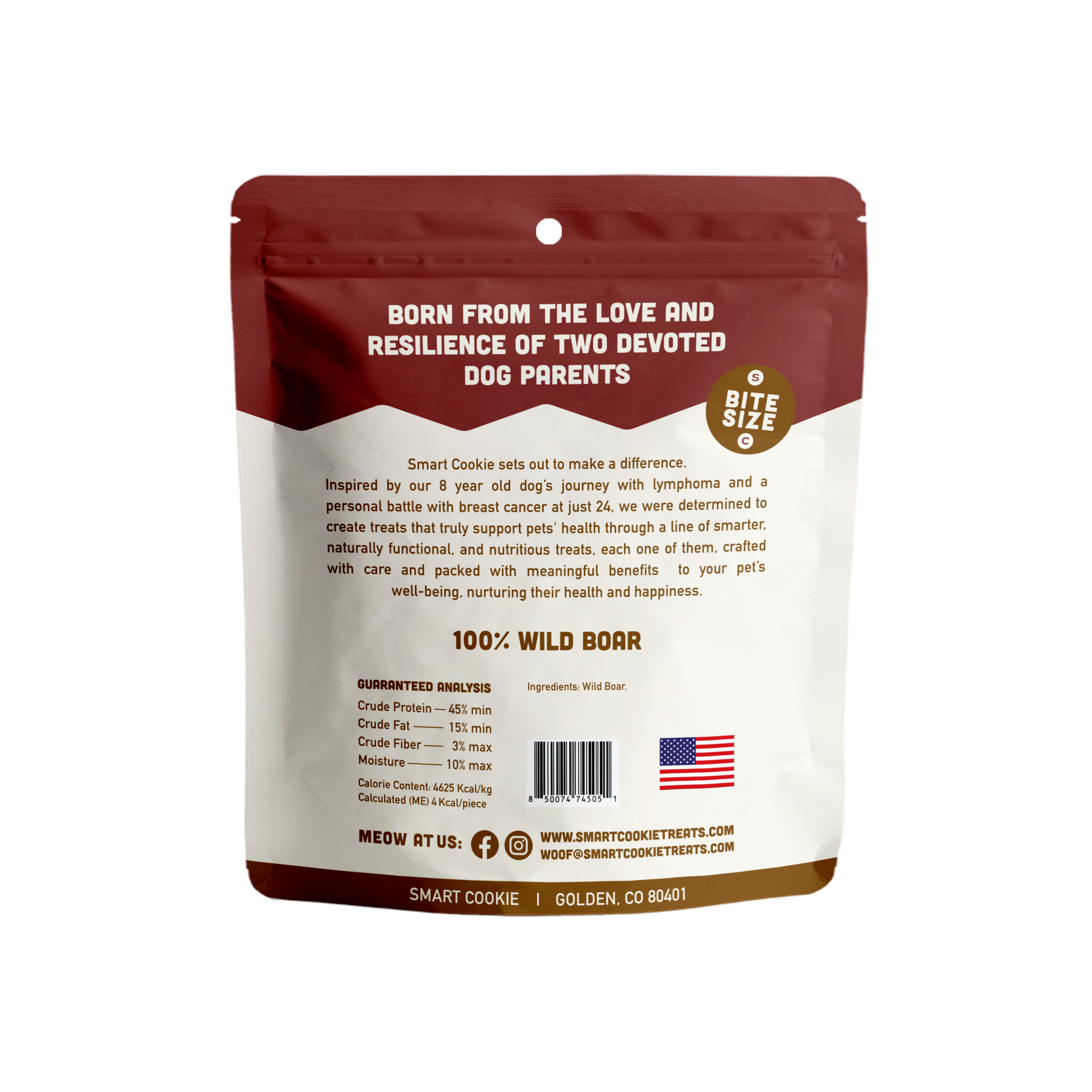 Smart Cookie Barkery - Wholesale Pet Treats - Cat - NEW!!  Wild Boar Jerky for Cats1