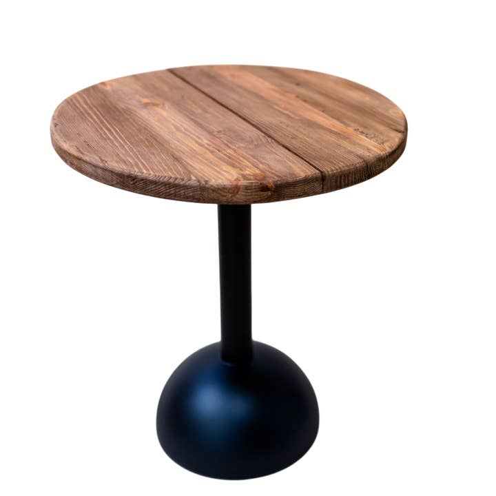 FN121 Recycled Pine/Iron Mini Coffee Table 17.75" x 20" PK 1 for wholesale by Myrians Home Decor