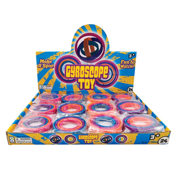 Geddes - Wholesale Classic Toy - Kids - GYROSCOPE TOY 24/DSP