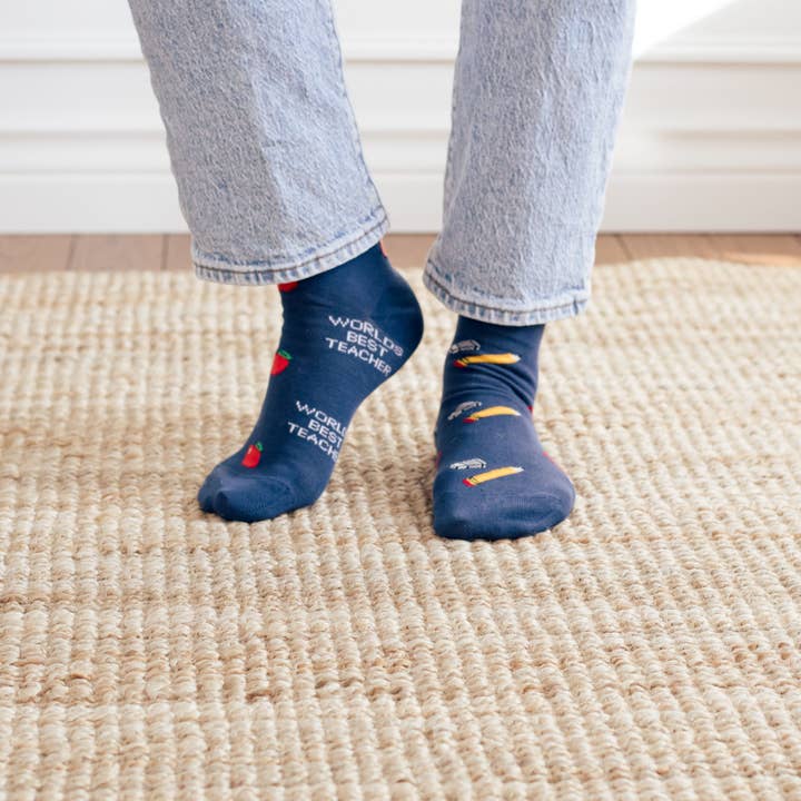 Friday Sock Co. - Wholesale Socks - Women's - Women's World's Best Teacher Socks1